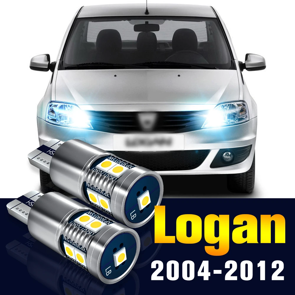 2pcs LED Clearance Light Bulb Parking Lamp For Dacia Logan 2004-2012 2005 2006 2007 2008 2009 2010 2011 Accessories