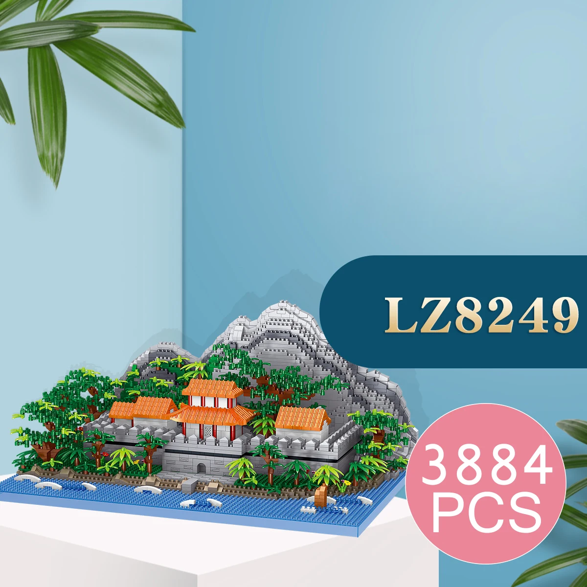 

Creative Construction Micro Diamond Block Natural Landscape Nanobricks China Erhai Lake Building Bricks Educational Toy For Gift