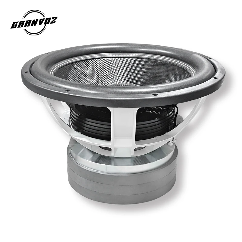 

18 Inch Subwoofer 4500W RMS Dual 2 Ohm Aluminum Basket 5Inch Voice Coil 4 Layer Damper Car Audio Speaker
