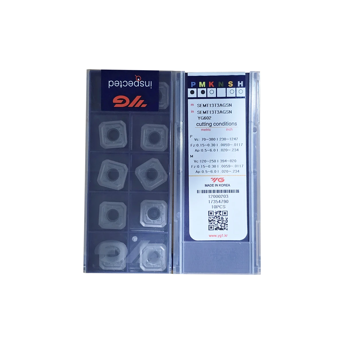 

YG -1 100% оригинальный SEMT SEMT12 SEMT1204 SEMT13 SEMT13T3 SEMT1204AFTN SEMT13T3AGSN YG602 фрезерная вставка