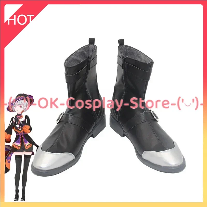 

[Custom Made] Yugiri Tsuzuri Cosplay Shoes PU Leather Shoes Halloween Carnival Boots Anime Cosplay Props