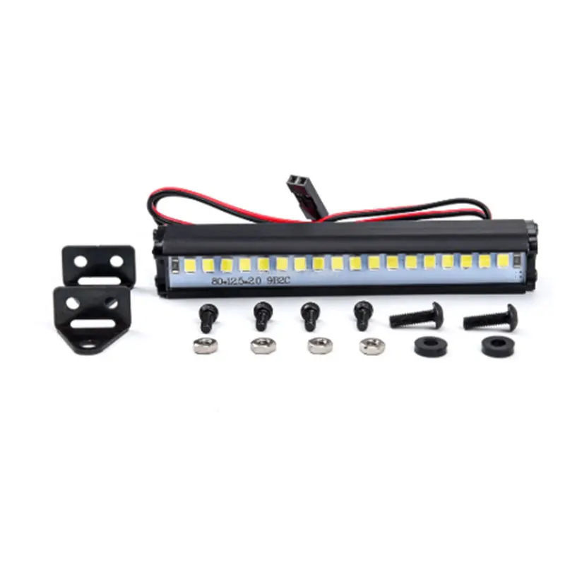 50mm 83mm Rc Auto Led Licht Bar Leds Lampe 1:10 Rc Auto Teil Für Traxxas Trx4 90046 scx10 Helle Led-leuchten Cooles Zubehör