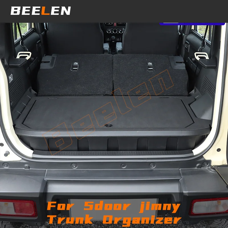 

Off Road 4x4 Interior Accessories Rear Storage Box Trunk Toolbox For 5 Door 2023+ Suzuki Jimny JB64 JB74 Trunk Tool Storage Box