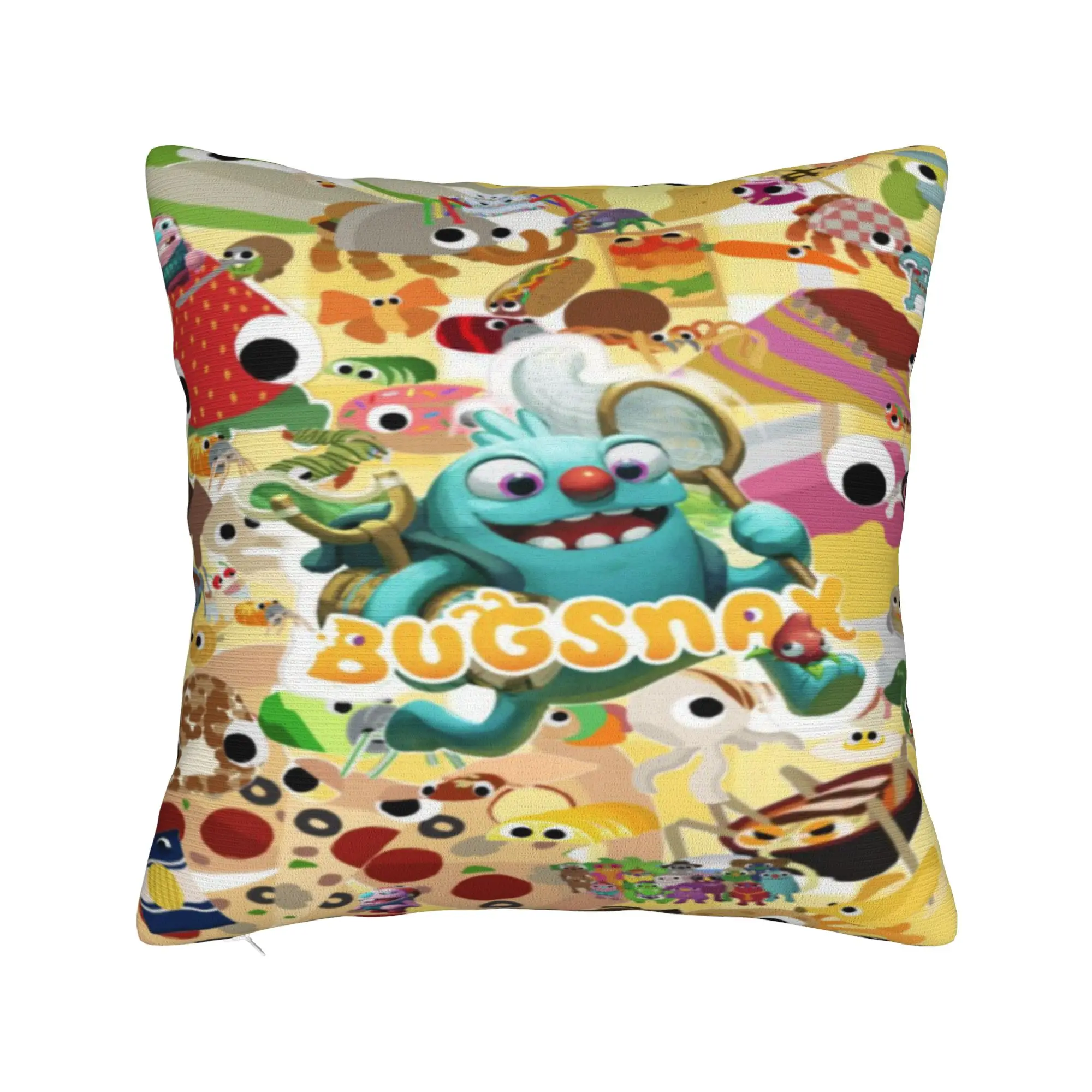 Warm Home Bugsnax Decoration Pillowcases Stuff  Pillow Cover Square Multiple Sizes