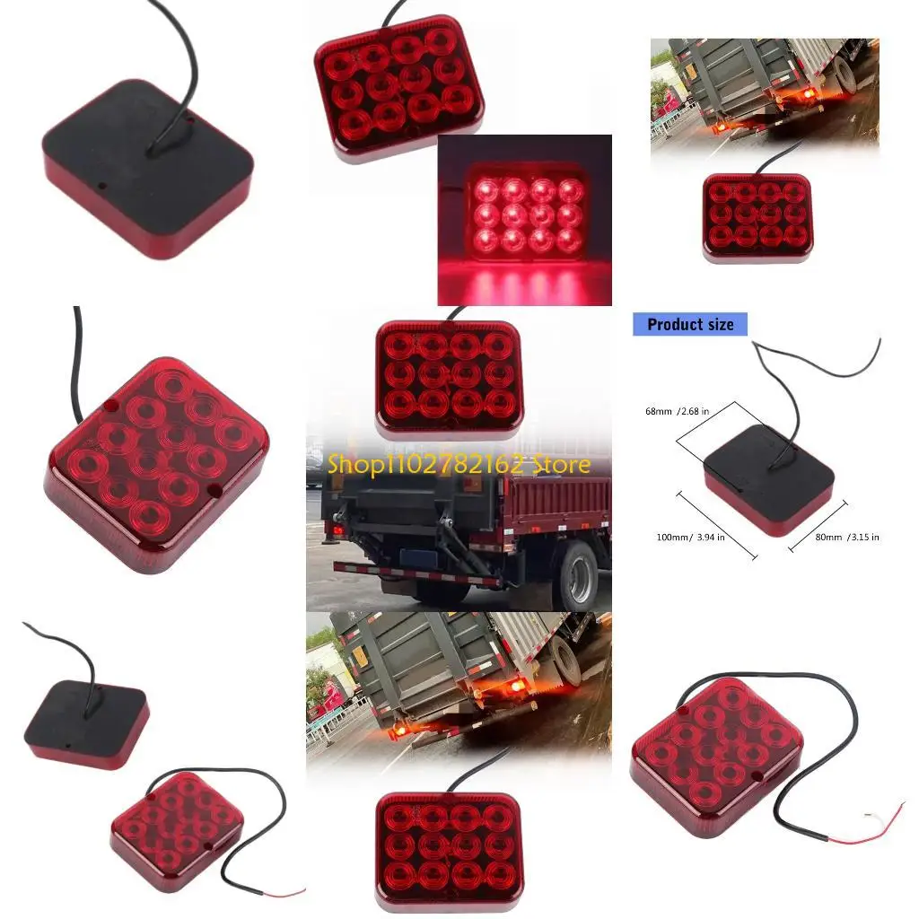 

547B 12 Светодиодный стробоскоп туман для грузовых автомобилей для грузовиков RVS Водонепроницаемая легкая установка