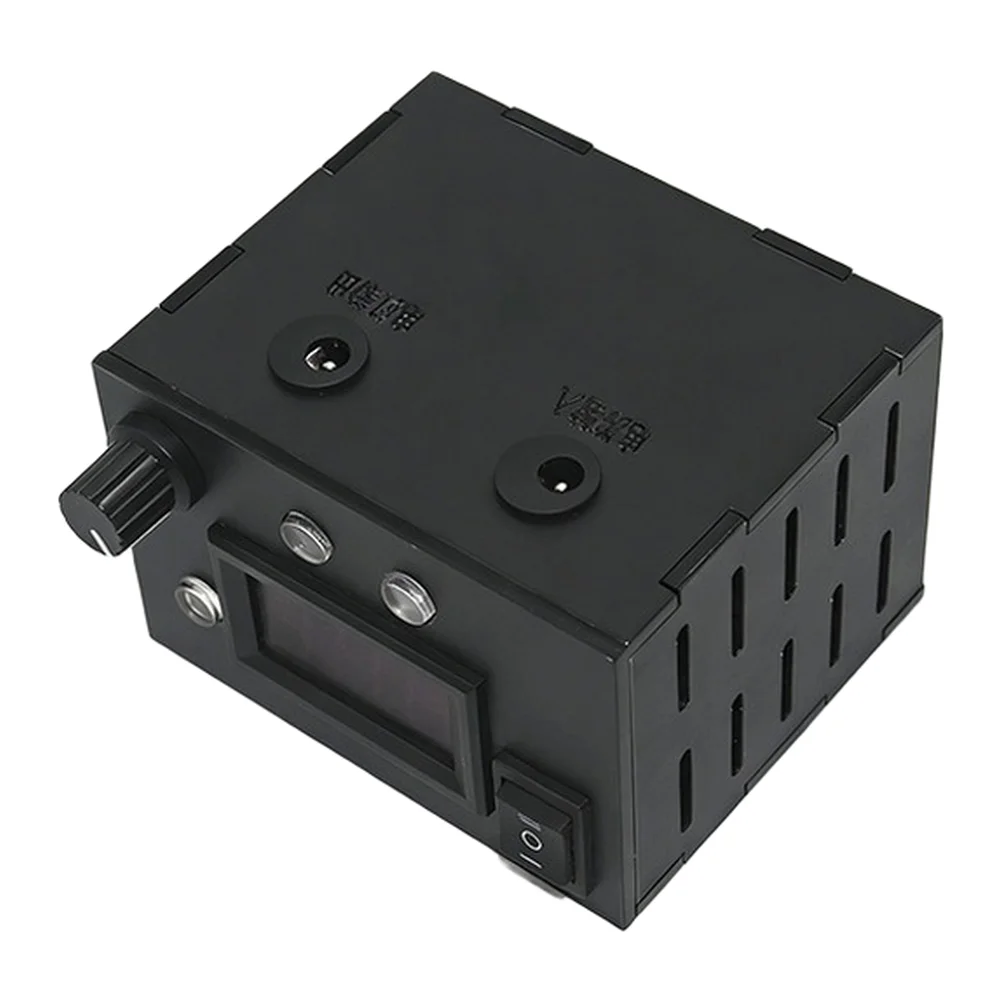 24V Reversible DC Variable Velocity Regulator for Angle Grinder Small Machines with Alloy Body and Digital Voltage Indicator