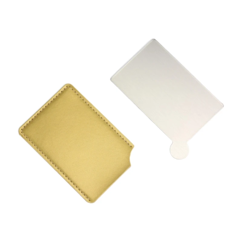 Không Thể Phá Vỡ Thép Không Gỉ Màu Sắc Chống Vỡ Gương Trang Điểm Mỹ Phẩm Động Du Lịch Chống Vỡ Gương Trang Điểm