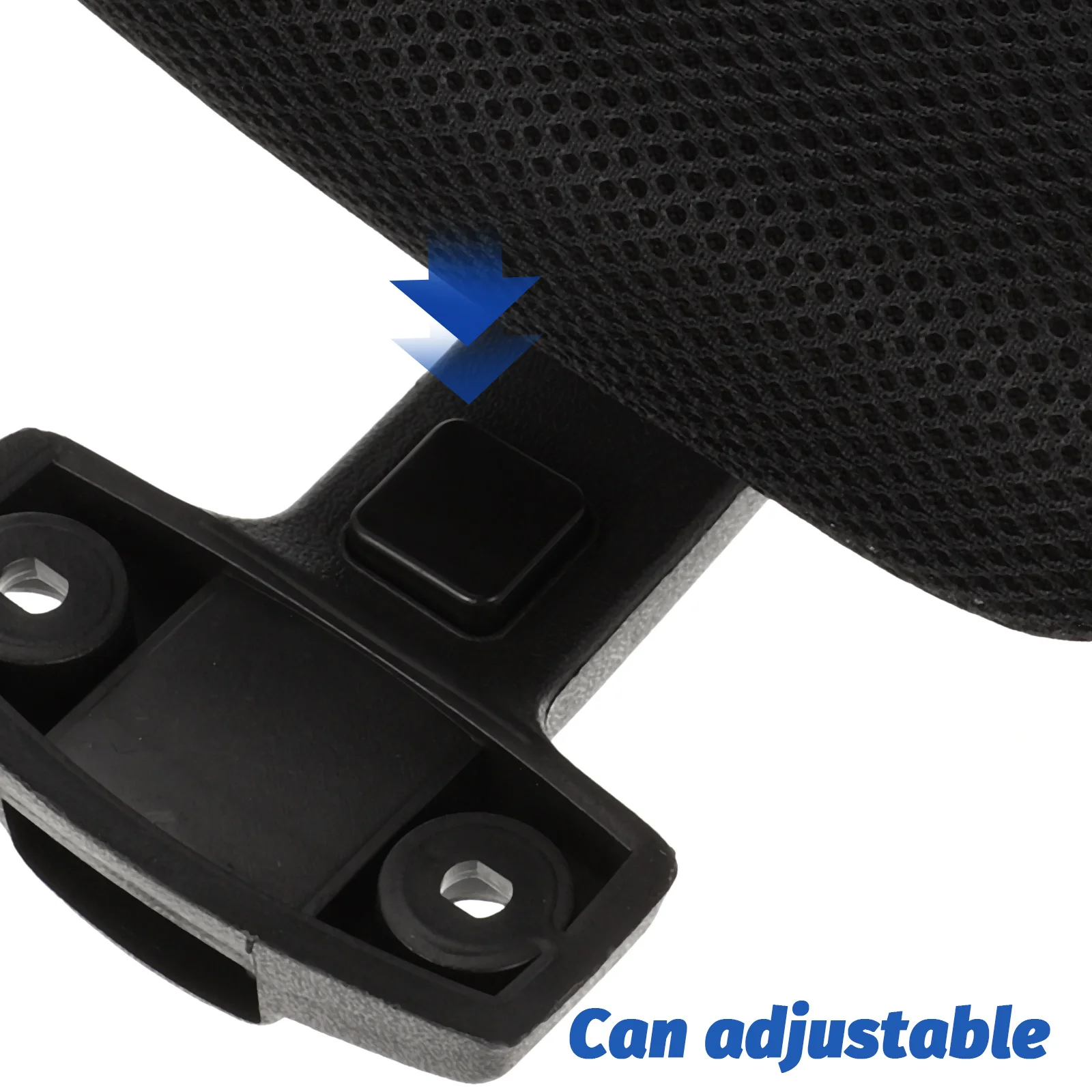 Chaise Longue Adjustable Headrest Work Desk Chair Computer with Plastic Office Cushion