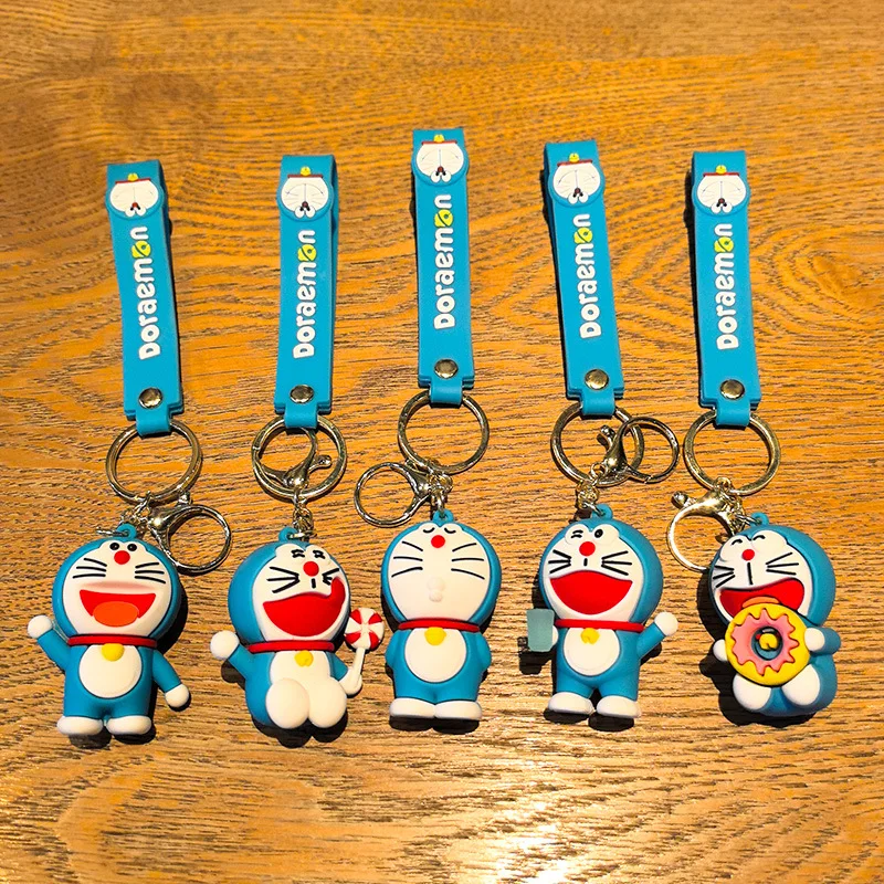 

New Creative Animation Doraemon Keychain Doll Cute Hanging Decoration Claw Machine Foreign Trade Cute Personalized Gifts Y2k
