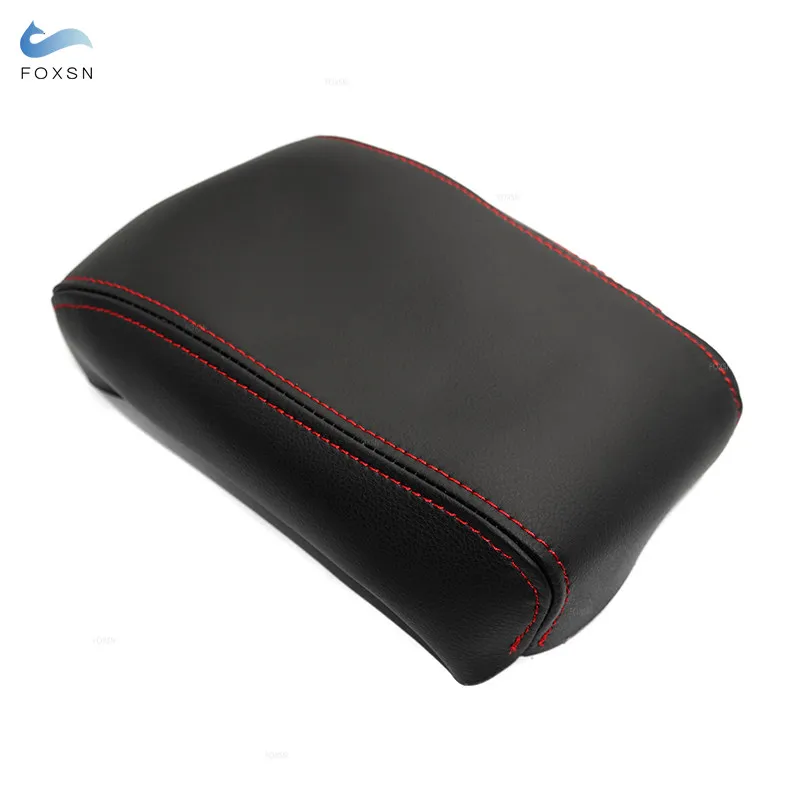 For Audi Q3 2013 2014 2015 2016 2017 2018 Car Interior Center Console Armrest Box Cover Trim Microfiber Leather Accessories