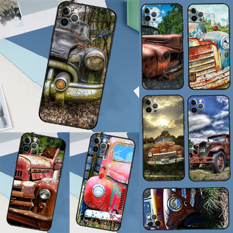 Old Retro Tractors Car Case For Samsung Galaxy S26 S21 S22 S23 S24 S25 Ultra S10 S25 Plus S20 FE S25 FE Cover Coque