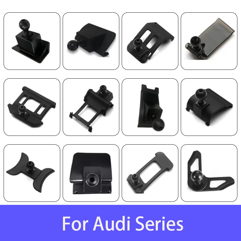 

Phone Holder Base Car Center Controls Phone Stand Mount Universal Fixed Bracket For Audi A4 A3 A5 A6 Q3 Q5 Q7