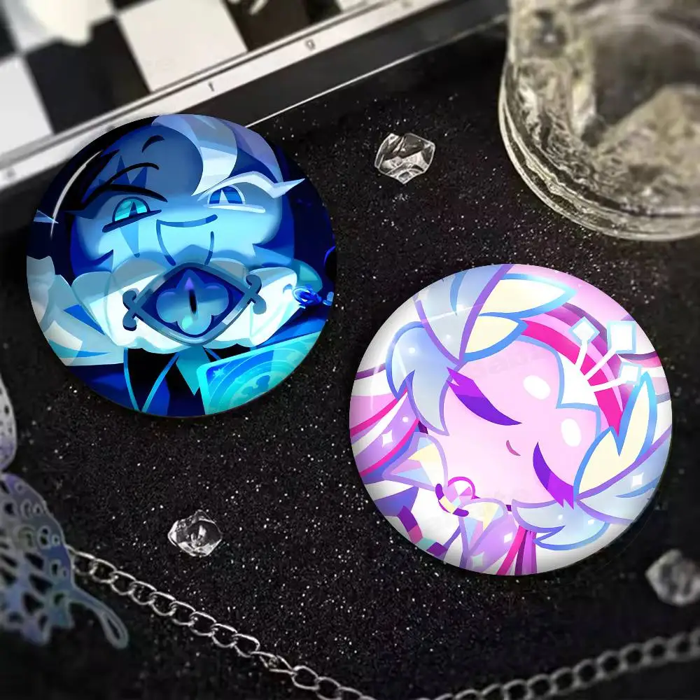 Cute C-Cookie Run Kingdom-S Anime Button Pin Handmade Brooch for Clothes Cartoon Badge Backpack Decoration Jewelry Accessories view 6