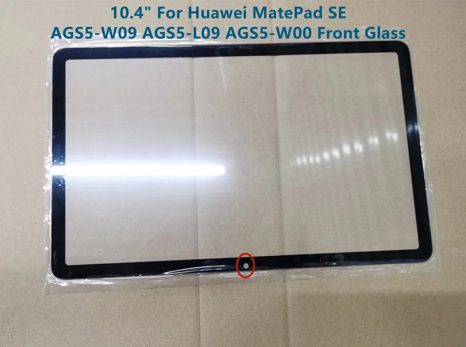 Neues original 10.4 "für huawei matepad se AGS5-W09 AGS5-W00 AGS5-L09 touchscreen front glas lcd außen panel laminierter oca kleber