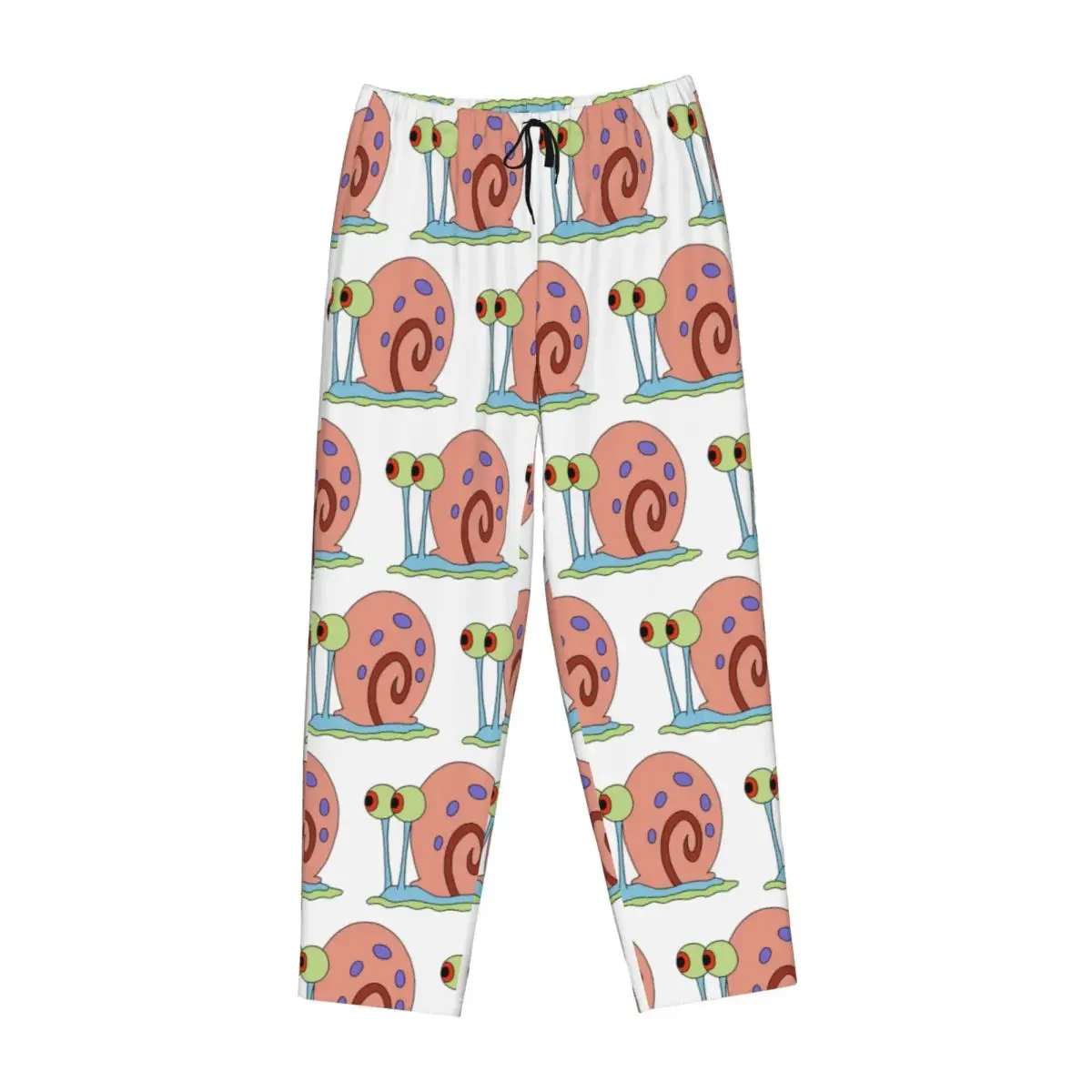 

Custom Gary The Snail Women Pajama Pants Lounge Sleep Sleepwear Bottoms with Pockets