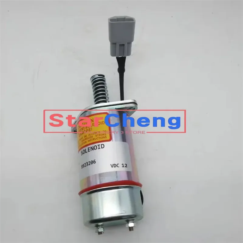 Higher Quality for Trombetta Diesel 8.2L 8923206 Flameout Solenoid Valve 12V Fuel Stop Solenoid Valve Excavator Spare Parts