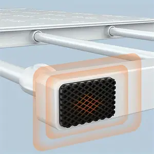 Divisor expandible White Punta sin perforación de capas retráctiles para almacenamiento de vestuario Divisores de dormitorio de cocina y estante de baño 8 Mejor divisor de cama de ventas - №1