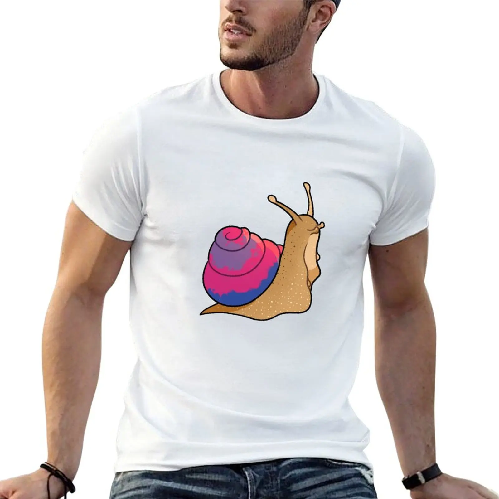 

t shirts T-Shirt t snail man cotton man for bisexual LGBT slim for shirts fit