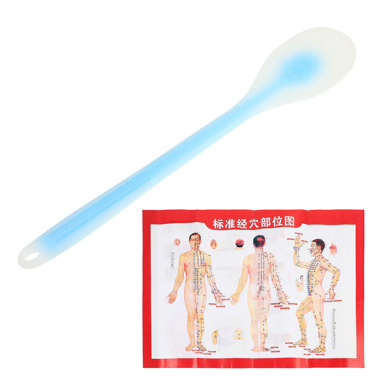 

Board Silicone Meridian Pat Body Beating Stick Durable Flexible Eco-Friendly Food Grade Neck Shoulder Back for Fatigue