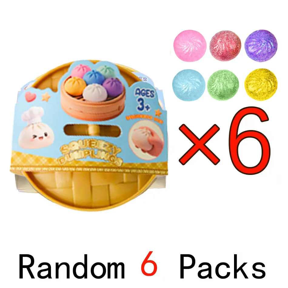 Grote Dumpling Squishy Stressballetjes met Stoomfunctie Herbruikbare Rebound Knijpverlichters Speelgoed Deegbal Kantoor Cadeaus - afbeelding 1