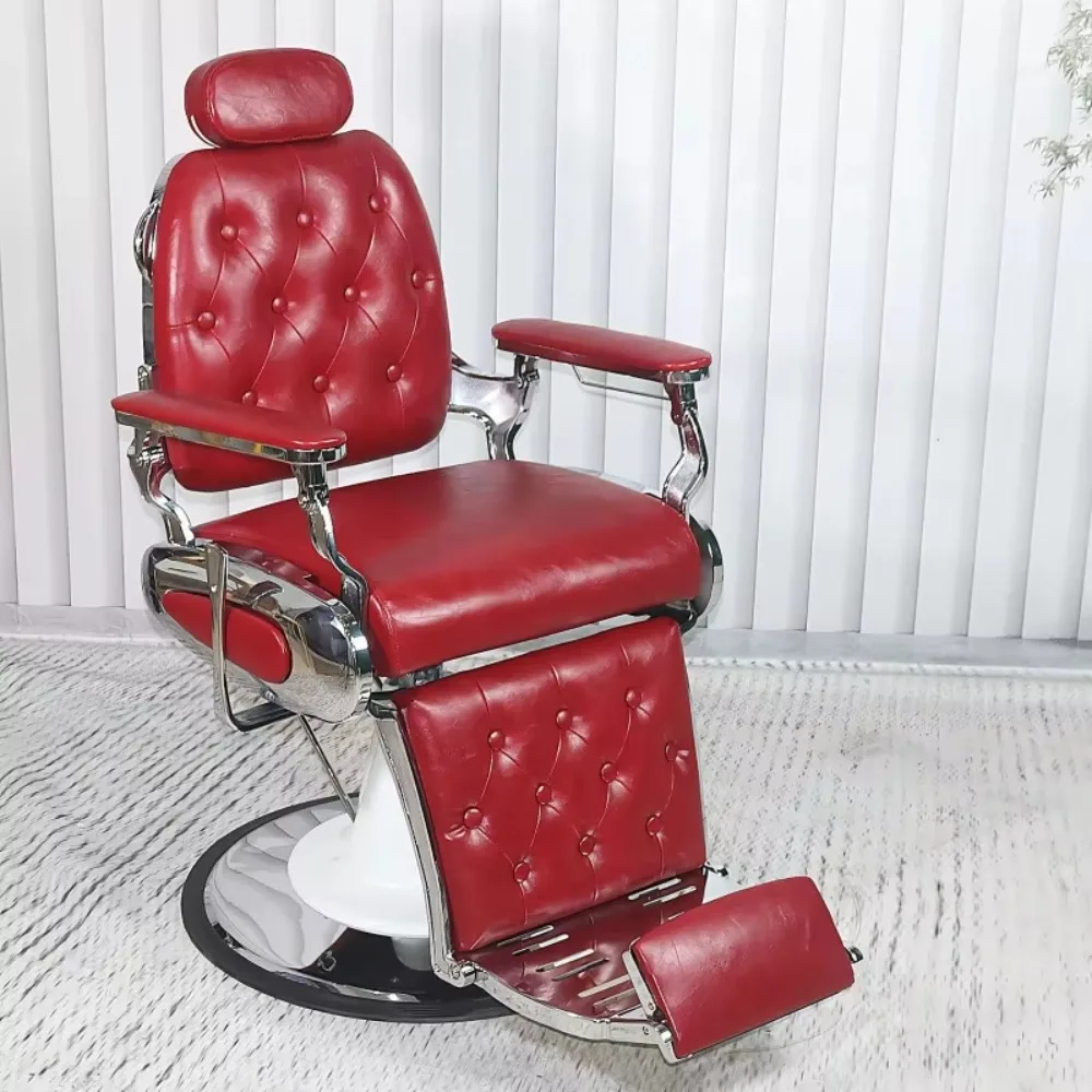 Beauty Reclining New Design Vintage Hairdressing Shop Furniture Hair Hydraulic Salon Styling Barber Chair for Men Modern