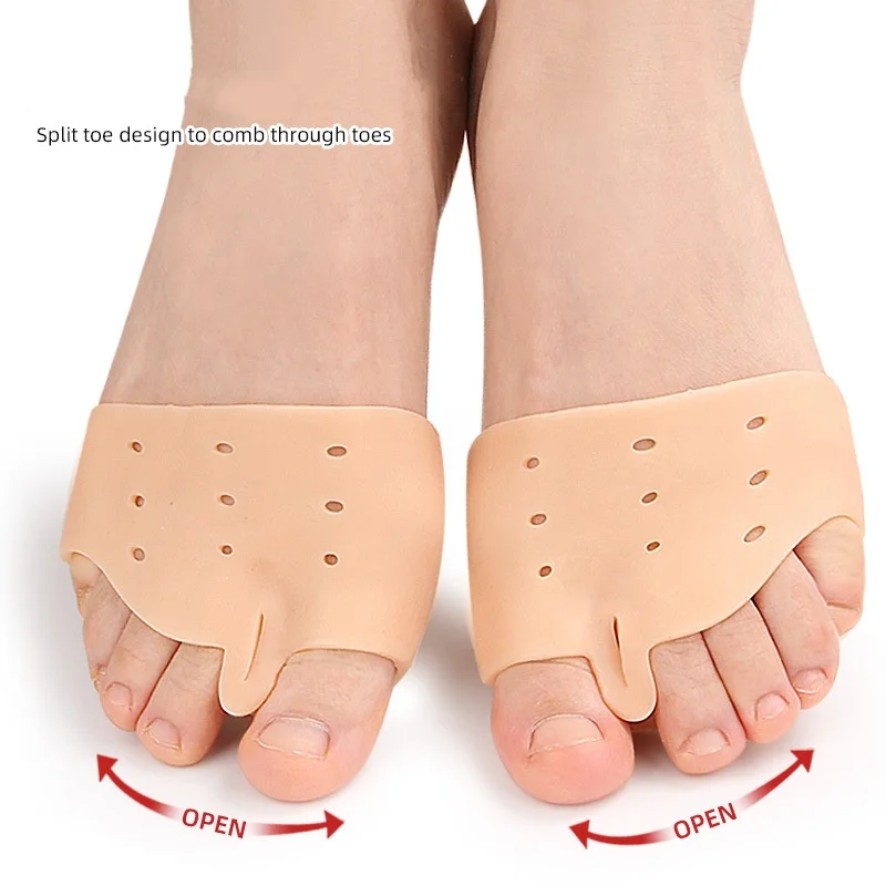 Forefoot Pad Left And Right Foot Clamping SEBS Hallux Valgus Protection Cover Forefoot Protection Insole Big Toe Divider