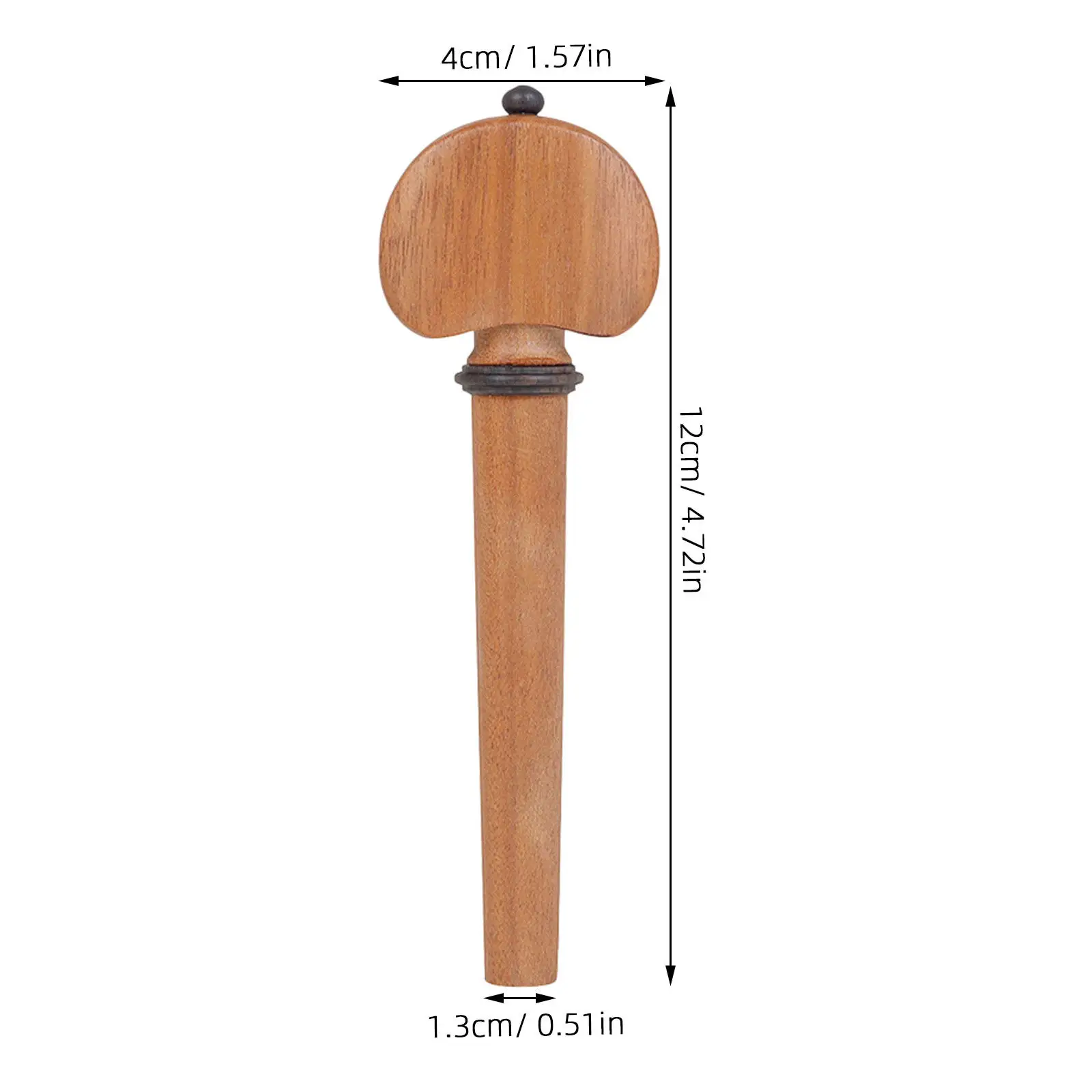 4Pcs Wooden Cello Tuning Pegs Professional Grade Tightness Adjustment Smooth Operation Safe Hands Long-Lasting Cello Fittings