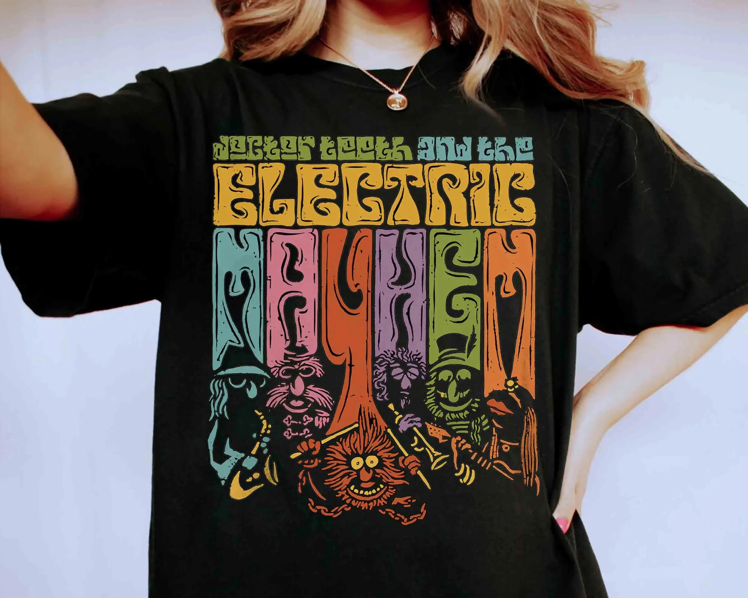 

Disney Muppets Doctor Teeth And The Electric Mayhem Poster Shirt Disney Muppets Show Tee