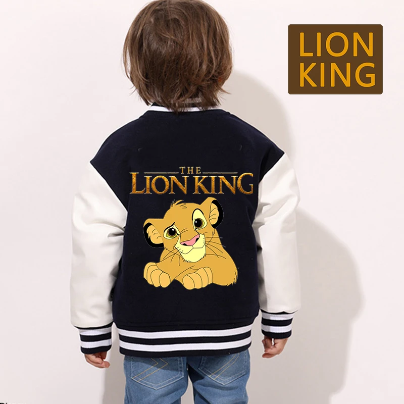 The Lion King Children Girl boy Jacket Coat Cartoon Kid Fall Fashion Outerwear Sportswear Clothing Sports Costume Clothes 2024