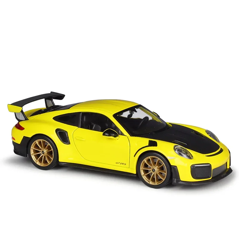 

Фигурка Meritor 1:24 Porsche 911 GT2 RS, имитация спортивного автомобиля, модель автомобиля из сплава