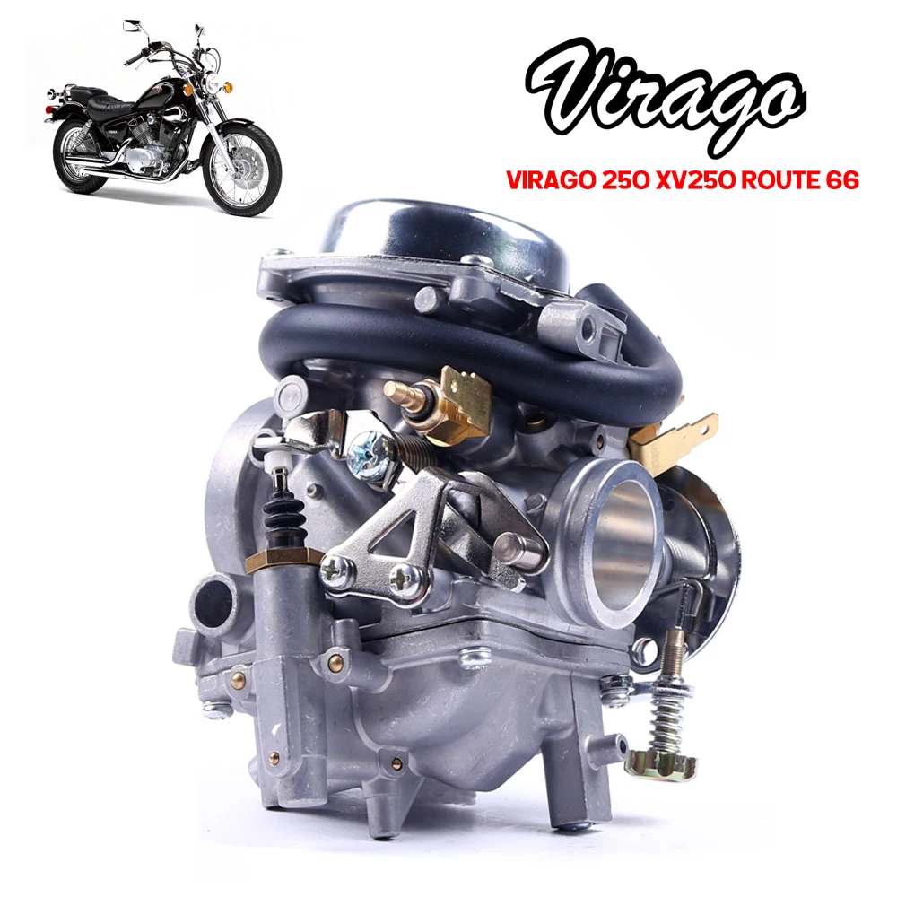 ヤマハ、バイクアクセサリー、virago 250、xv250ルート66、1988-2014、2010、2009、1990-2014、virago xv125、1990-2011用キャブレター