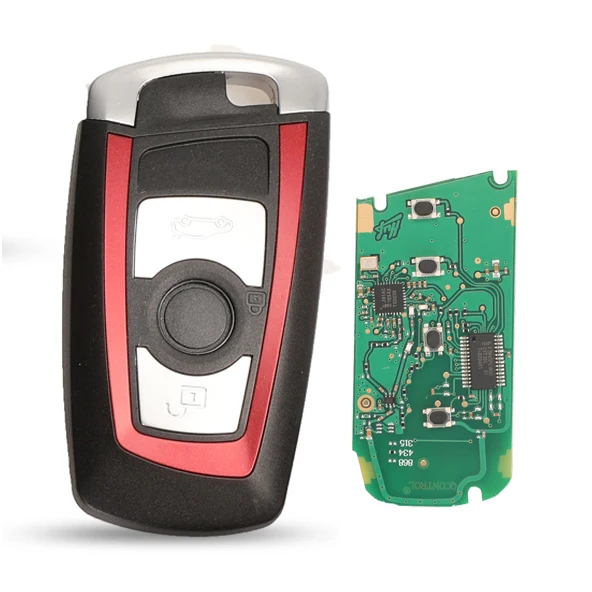 Mando a distancia para coche CAS4 868/315/433mhz jingyuqin para BMW 1 3 5 7 Series CAS4 sistema Auto Vehichle alarma sin llave Fob