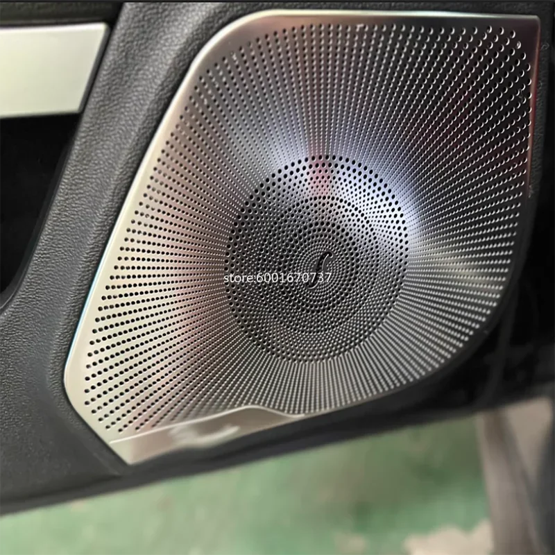

Stainless steel Car Side Door Speakers Stereo Decorate Cover Speaker Trim For Mercedes Benz E Class Coupe W207 C207 2009-2016