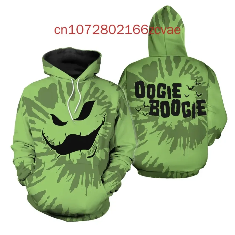 جديد Oogie Boogie هوديي كابوس قبل عيد الميلاد جاك Skellington هوديس الموضة غير الرسمية للرجال والنساء