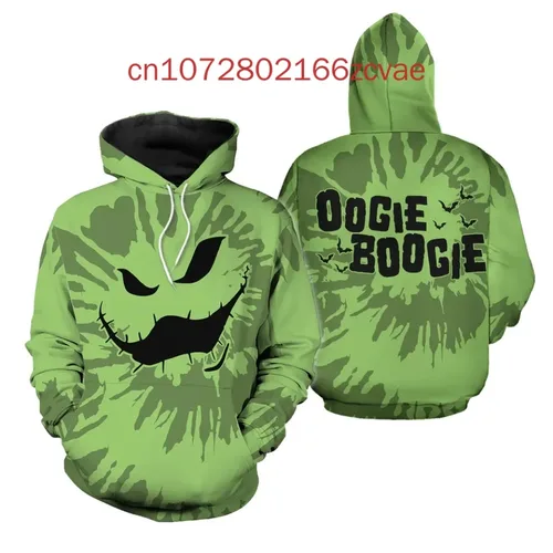Imagen 2 del producto Nueva sudadera con capucha Oogie Boogie pesadilla antes de Navidad Jack Skellington sudaderas con capucha casuales de moda para hombres y mujeres