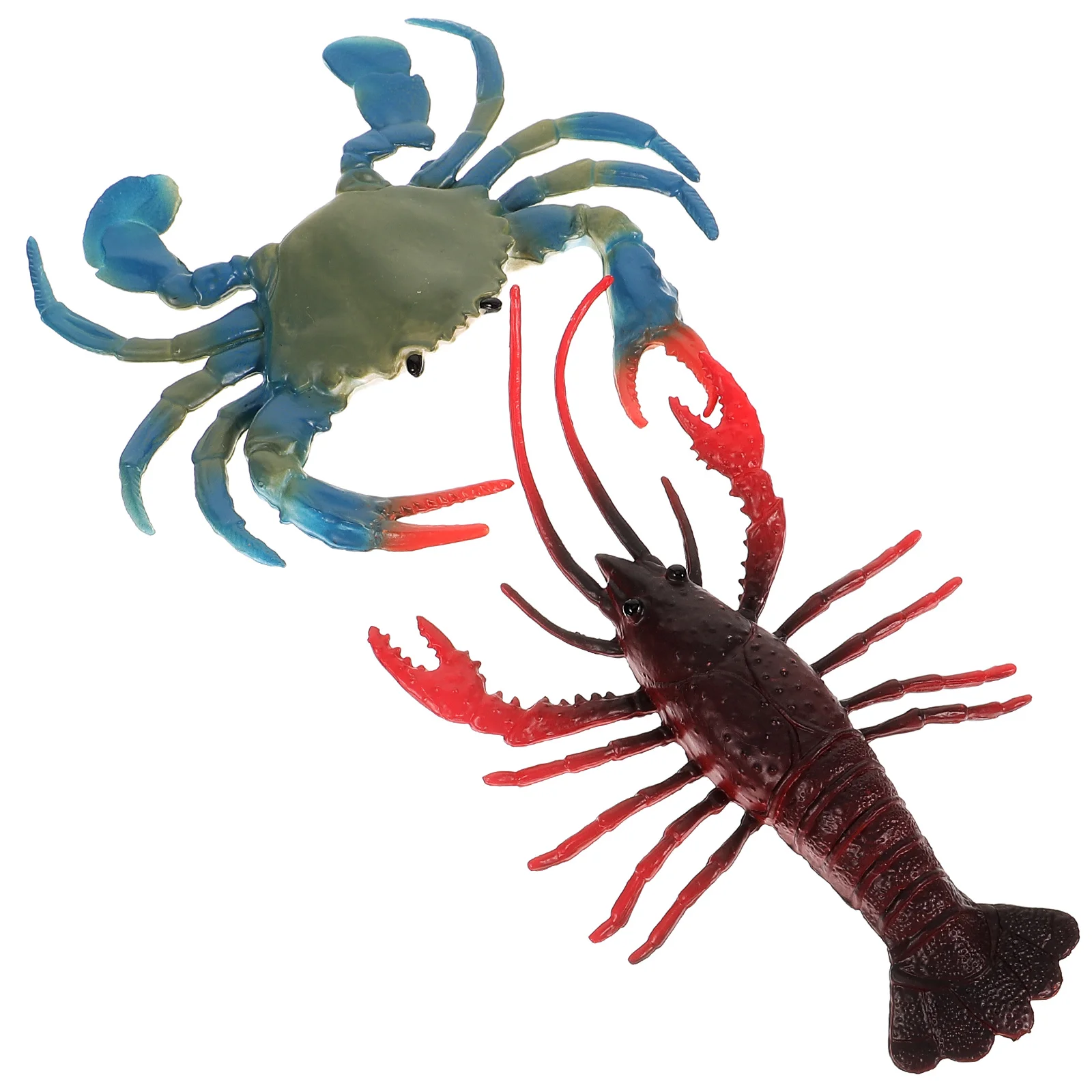 

2Pcs Simulation Shrimp Toy PVC Educational Decor Compact Aquarium Decor Aquarium Fish Tank Model Pet Supplies