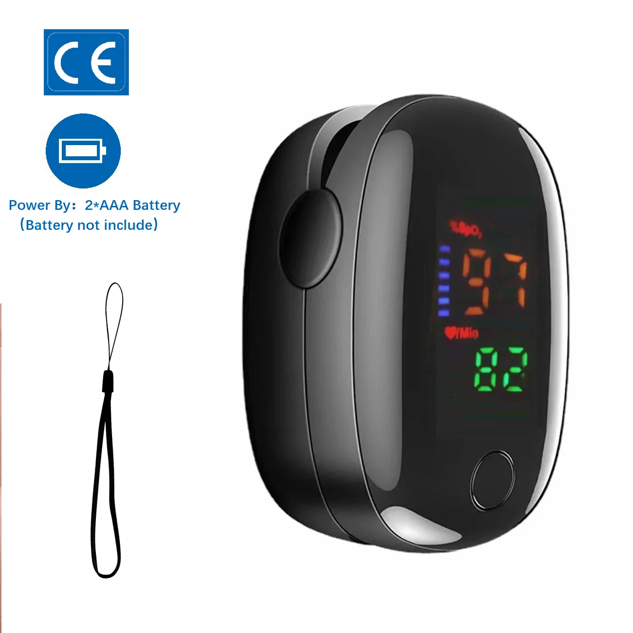 1pcs Digital Finger Oximeter Family OLED Pulse Cximeter Display Oxymeter Fingertip Health Diagnostic Monitor