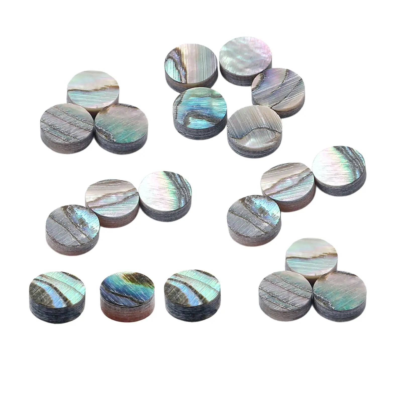 Enhanced Visibility Fretboard Position Marker Smooth Edges Guitar Inlay Dots for Fingerboard Electric Guitar Accessories Setup