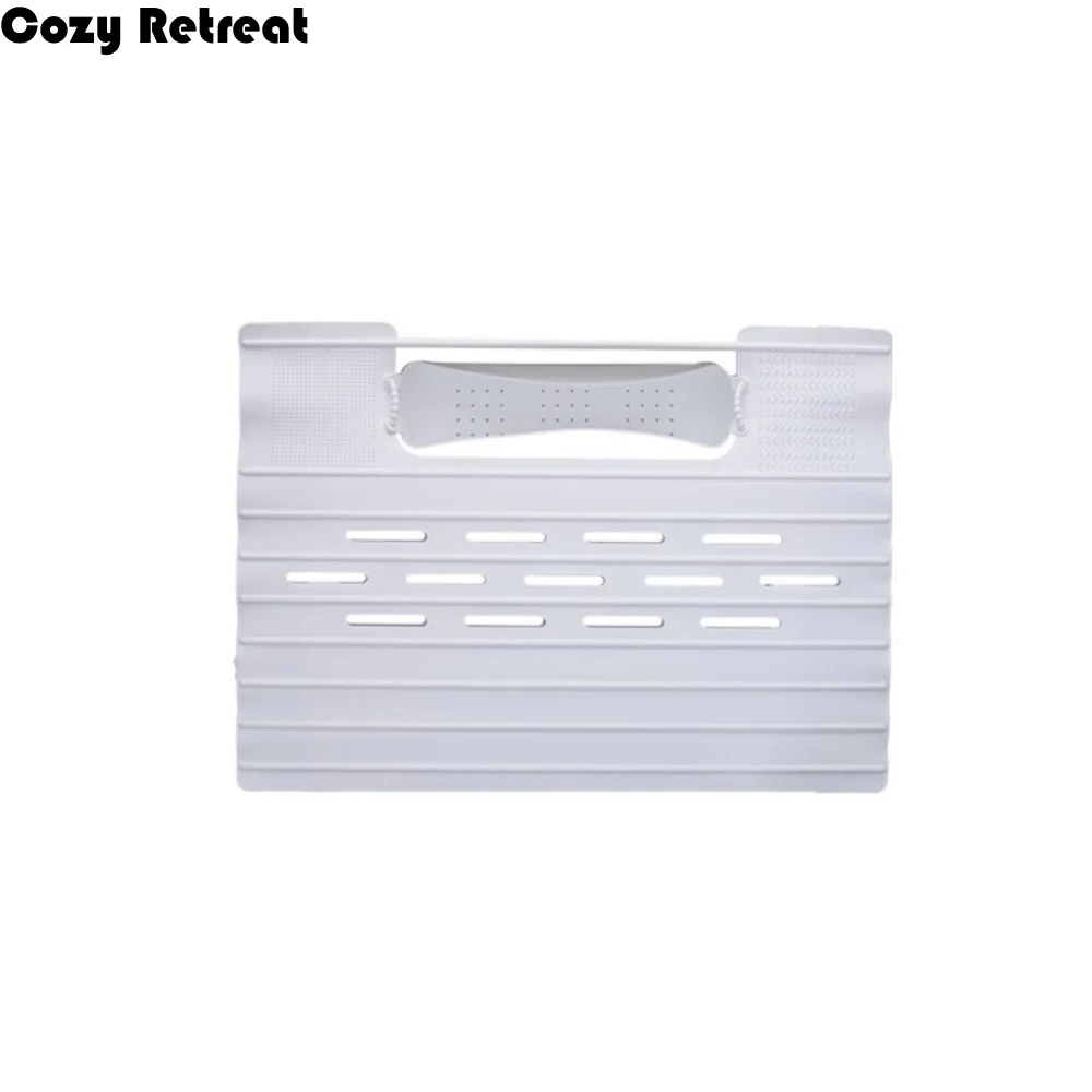 

Silicone Kitchen Storage Rack Folding Heat resistant Dish Drying Rack with Pocket Space Saving Bathtub Sink Cover Bathroom