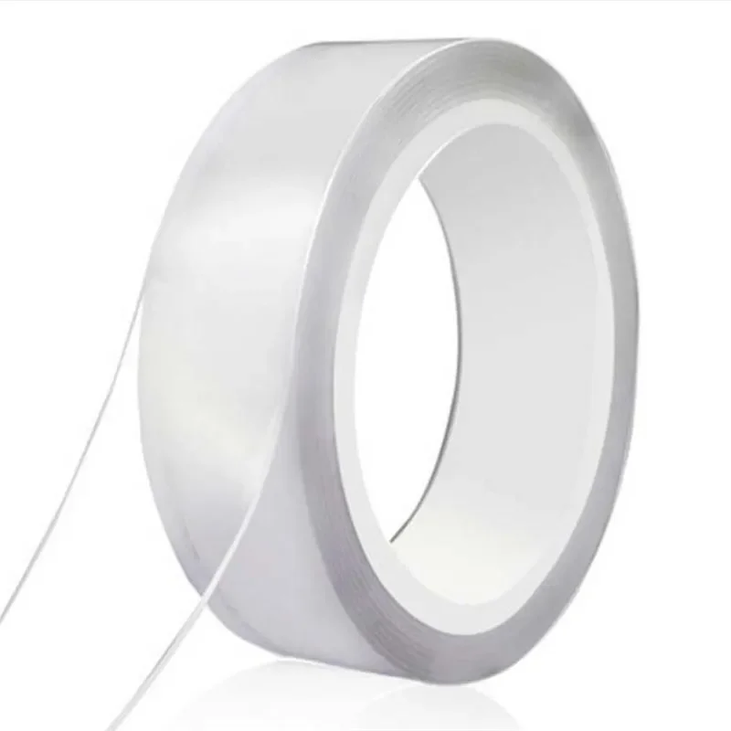 Kitchen Sink Waterproof  Nano Magic Tape Transparent Double Sided Tape Acrylic Adhesive Reusable Glue Pool Seal Crevice Strip