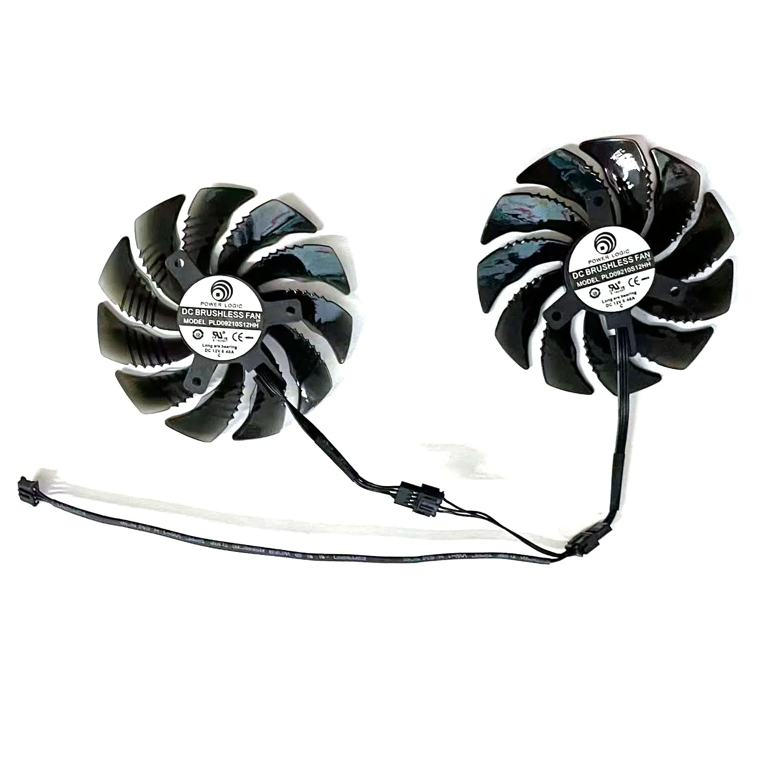 New Cooling Fan 85MM 4PIN T129215SU PLD09210S12HH for Gigabyte GTX 1070 1060 1050 RX 470 480 570 580 Graphics Fan view 2