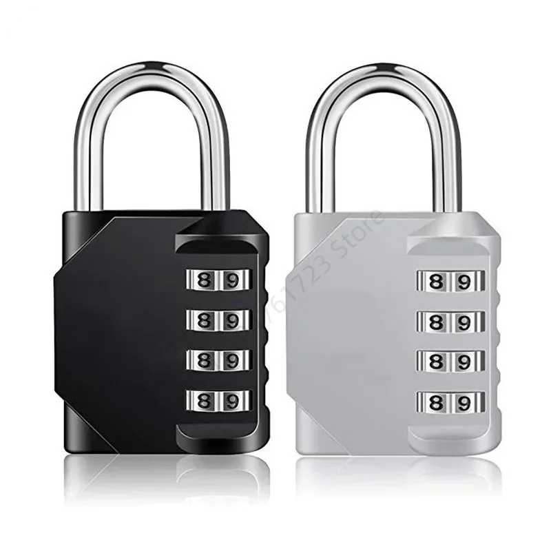 Mini Combination Lock Resettable 4 Digit Padlock with Combination Waterproof and Heavy Duty Combination Padlock Outdoor