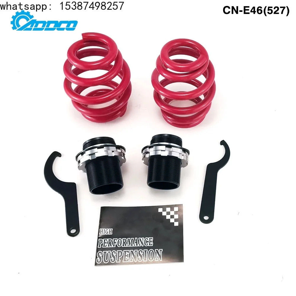 For Spring Struts Racing Suspension Coilover Kit Shock Absorber for 01-05 BMW E46 330i/330Ci/330xi CN-E46(527) (RANDOM COL