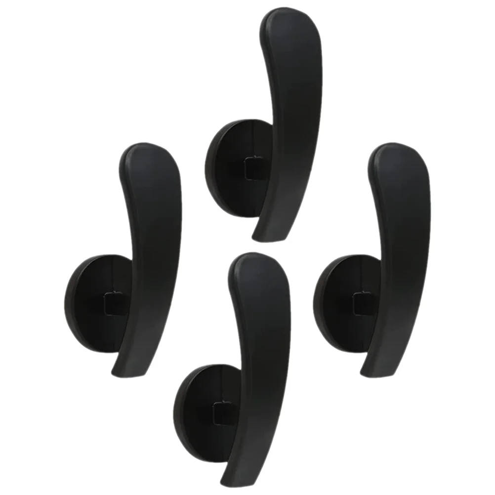 

4Pcs Metal Curtain Tiebacks Wall Mounted Curtain Holdbacks Hooks for Drapery Holders Indoor Curtains Metal Hooks