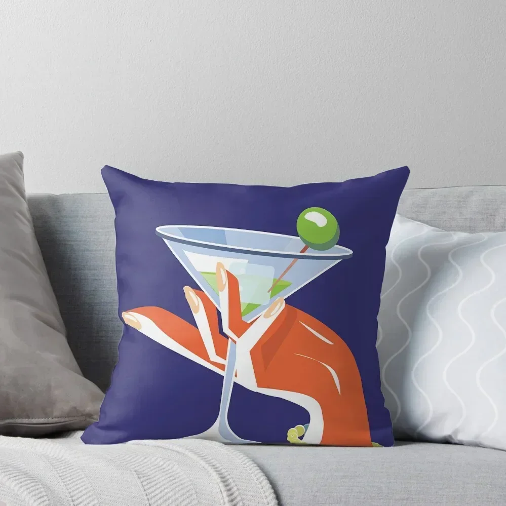 

Cocktail socail drink poster Throw Pillow Room decorating items Cushions For Sofa anime girl Plaid Sofa pillow
