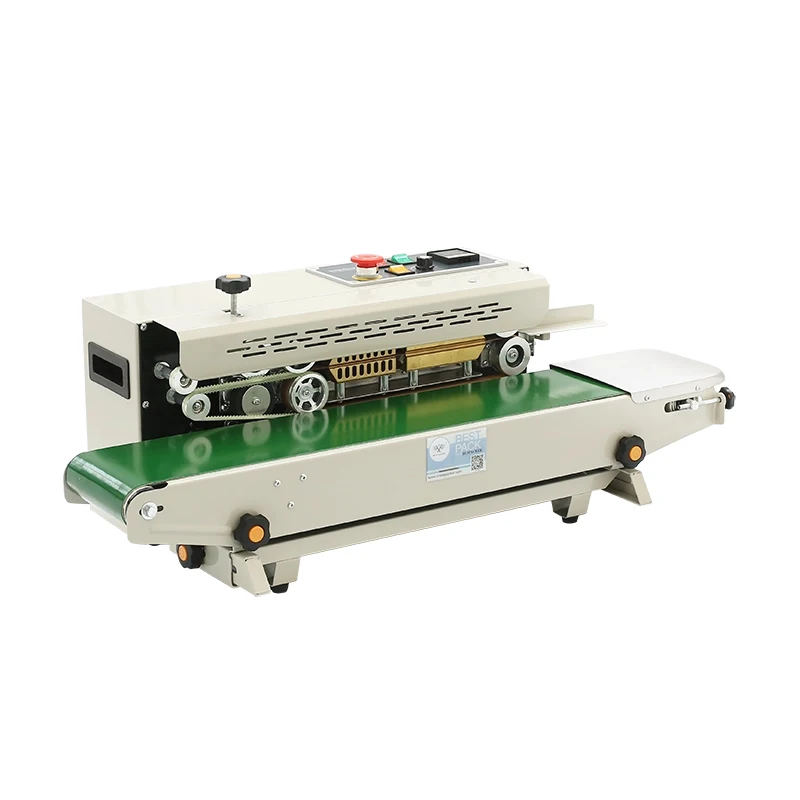 FR-880 Fully Automatic Sealing Machine Compact Commercial Mask Automatic Food Aluminum Foil Bag Continuous Sealing Machine Plast