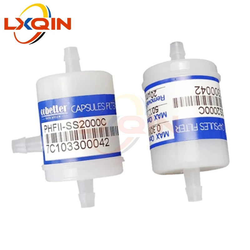 LXQIN Original Ink filter 2 ways 3 ways Cobetter Ink Filter 20 Microns Capsule Filter PHFIIB-SS2000C