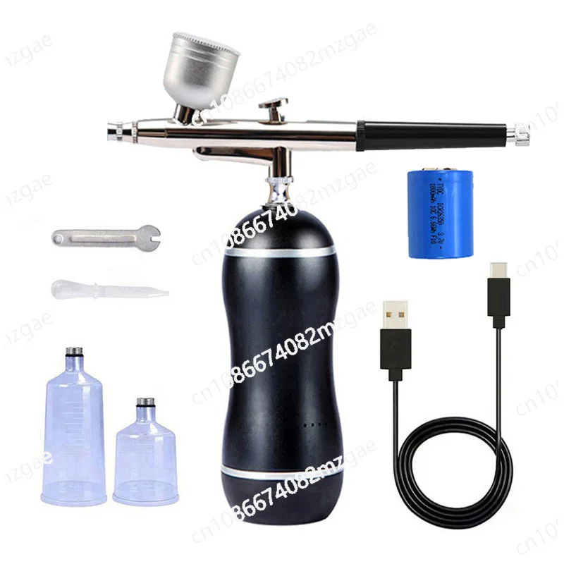 Automatic start-stop replaceable battery painting figure furniture repair spray painting