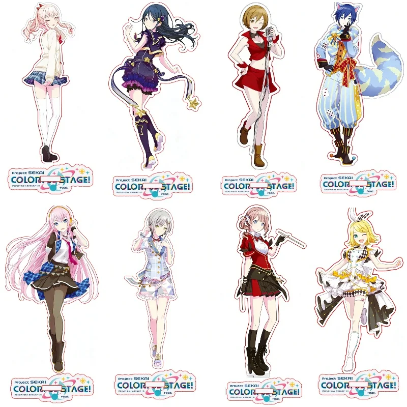 Figura Decorativa de Anime Project Seikai PJSK, Modelo de Exhibición para Escritorio, Regalo para Amigos, Creatividad de Dibujos Animados, Nueva Joyería