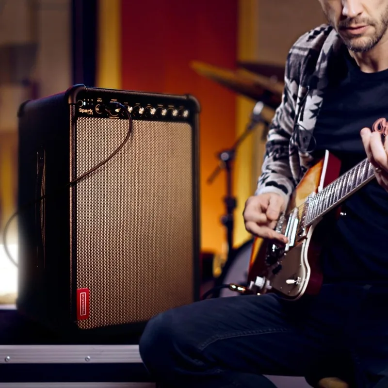 Positive Grid Spark Live Smart Guitar Amp, Multi-Channel PA System & Bluetooth Speaker All-in-One for Guitar, Bass, Vocals,